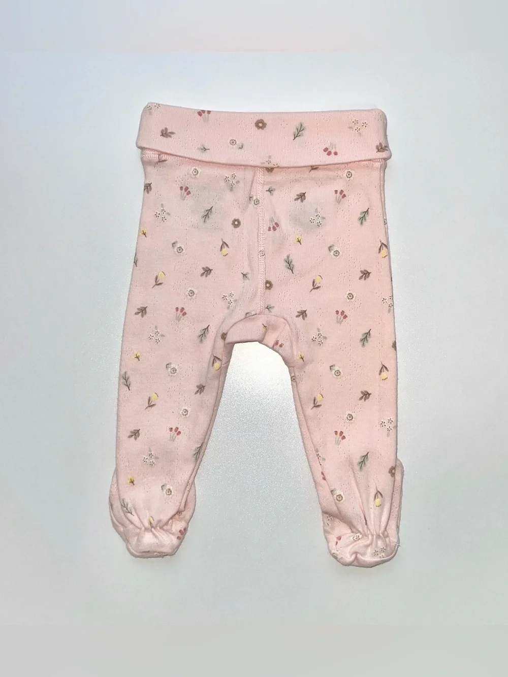 Easy-Peasy Organic Cotton 3-Piece Set Floral Printed Pink Baby Girl’s 3 Months